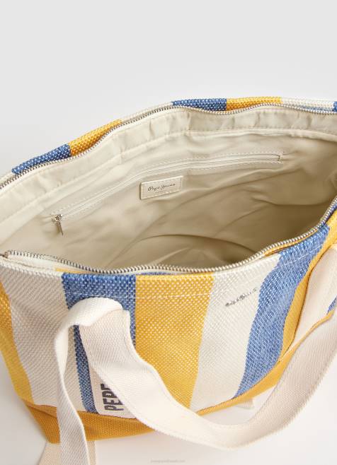 Pepe Jeans 2 in 1 -pussi muunnettavissa repuksi naiset kirnupiimä TB00736 - Image 3
