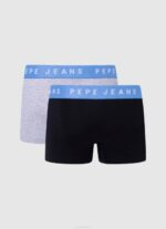 Pepe Jeans 2kpl joustavia puuvillaboksereita miehet musta TB001143 - Image 2