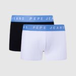 Pepe Jeans 2kpl joustavia puuvillaboksereita miehet valkoinen TB001146