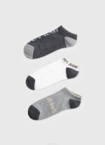Pepe Jeans 3 kpl nilkkasukkia miehet multi TB001144
