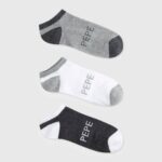 Pepe Jeans 3 kpl nilkkasukkia miehet multi TB001145