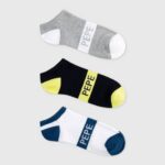 Pepe Jeans 3 kpl nilkkasukkia miehet multi TB001150