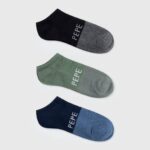 Pepe Jeans 3 kpl nilkkasukkia miehet multi TB001153