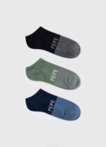 Pepe Jeans 3 kpl nilkkasukkia miehet multi TB001153
