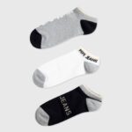 Pepe Jeans 3 kpl nilkkasukkia miehet musta TB001147