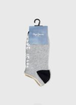 Pepe Jeans 3 kpl nilkkasukkia miehet musta TB001147 - Image 3