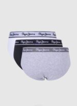 Pepe Jeans 3kpl joustavat puuvillahousut miehet harmaa marli TB001157 - Image 2
