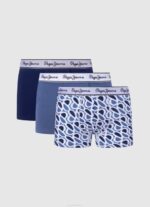 Pepe Jeans 3kpl joustavat puuvillahousut miehet harmaa marli TB001157 - Image 4