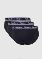 Pepe Jeans 3kpl joustavat puuvillahousut miehet musta TB001158 - Image 2