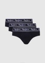 Pepe Jeans 3kpl joustavia puuvillaboksereita miehet valkoinen TB001159 - Image 3