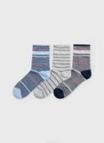 Pepe Jeans 3kpl raidallisia sukkia naiset multi TB00564