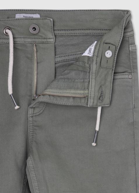 Pepe Jeans 5 taskua puuvillaiset bermuda-shortsit poika valu TB001679 - Image 3