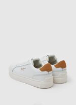 Pepe Jeans Adamsin perusnahkaiset lenkkarit naiset valkoinen TB00585 - Image 4