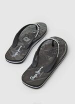 Pepe Jeans allas moottoripyörä ranta varvastossut miehet musta TB001269 - Image 4