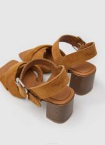 Pepe Jeans altea basic mokkanahkasandaalit naiset konjakki TB00649 - Image 4
