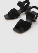 Pepe Jeans altea basic mokkanahkasandaalit naiset musta TB00648 - Image 3