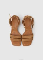 Pepe Jeans altea smart mokkanahkasandaalit naiset tupakka TB00642 - Image 2