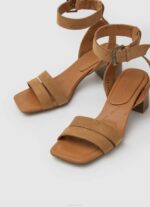 Pepe Jeans altea smart mokkanahkasandaalit naiset tupakka TB00642 - Image 3