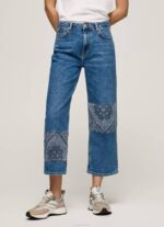 Pepe Jeans ani rento istuvuus midrise-farkut naiset denim TB0087 - Image 2