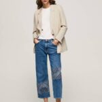 Pepe Jeans ani rento istuvuus midrise-farkut naiset denim TB0087