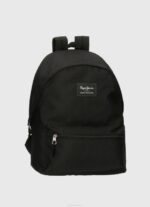 Pepe Jeans aris kaksinkertainen vetoketjullinen reppu naiset musta TB00752