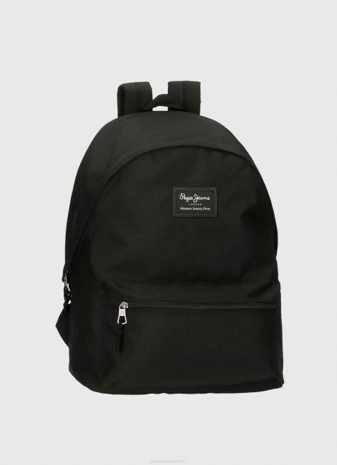 pepe_jeans_aris_kaksinkertainen_vetoketjullinen_reppu_naiset_musta_tb00752.jpg Pepe Jeans aris kaksinkertainen vetoketjullinen reppu naiset musta TB00752 - Image 1