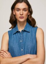 Pepe Jeans arya lyhyt denim mekko naiset denim TB00183 - Image 3