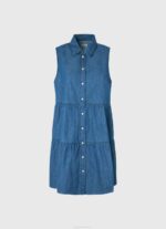 Pepe Jeans arya lyhyt denim mekko naiset denim TB00183 - Image 5