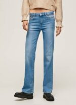 Pepe Jeans aubrey midrise slim fit farkut naiset denim TB0069 - Image 2
