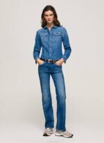 Pepe Jeans aubrey slim fit midrise farkut naiset denim TB0068