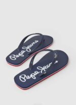 Pepe Jeans Bay Beachin perusvarvastossut miehet laivasto TB001258 - Image 4