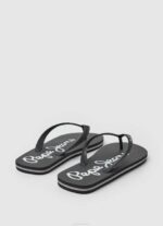 Pepe Jeans Bay Beachin perusvarvastossut miehet musta TB001265 - Image 4