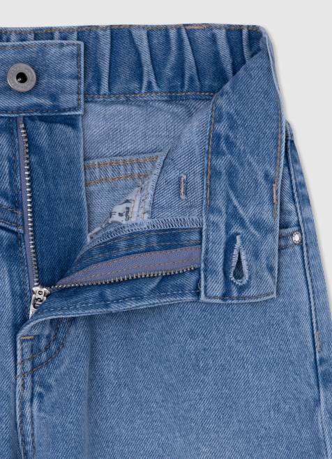 Pepe Jeans bella korkeavyötäröiset balloon fit farkut tyttö denim TB001369 - Image 3