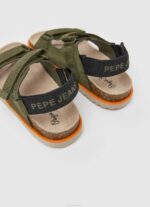 Pepe Jeans berlin lauantai anatomiset sandaalit poika khakin vihreä TB001551 - Image 4