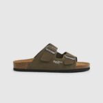 Pepe Jeans bio mokkanahkaa sandaalit miehet khakin vihreä TB001278