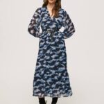 Pepe Jeans blita-kuvioinen midi-mekko naiset multi TB00194
