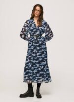 Pepe Jeans blita-kuvioinen midi-mekko naiset multi TB00194