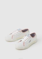 Pepe Jeans brady bandan canvas -lenkkarit naiset valkoinen TB00632 - Image 3