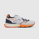 Pepe Jeans brit pro neon -yhdistelmälenkkarit miehet valkoinen TB001221