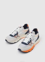 Pepe Jeans brit pro neon -yhdistelmälenkkarit miehet valkoinen TB001221 - Image 3