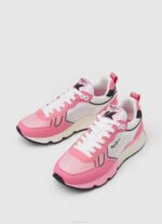 Pepe Jeans brit pro neon -yhdistelmälenkkarit naiset neon pinkki TB00577 - Image 3