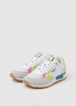 Pepe Jeans brittiläiset neon-yhdistelmälenkkarit tyttö valkoinen TB001316 - Image 3