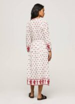 Pepe Jeans brodeerattu kansanpuku naiset valkoinen TB00149 - Image 4