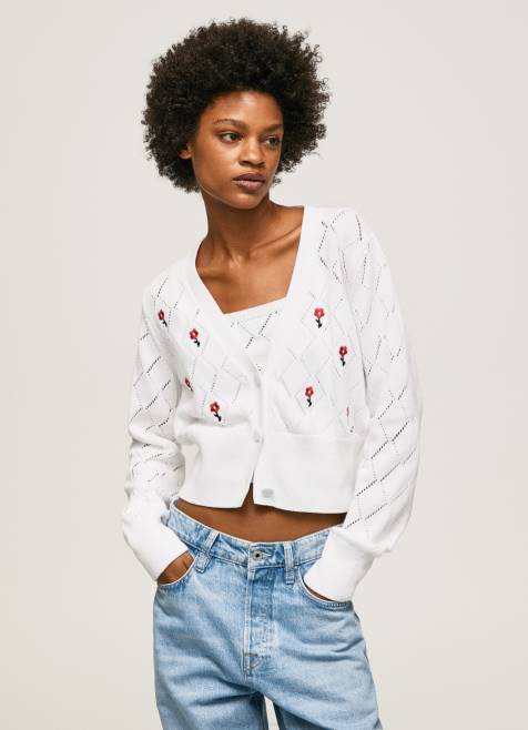 pepe_jeans_brodeerattu_kukkapuuvillaneuletakki_naiset_valkoinen_tb00231.jpg Pepe Jeans brodeerattu kukkapuuvillaneuletakki naiset valkoinen TB00231 - Image 1