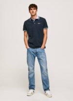 Pepe Jeans brodeerattu logo pikee poolopaita miehet dulwich TB001076 - Image 2