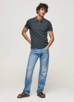 Pepe Jeans brodeerattu logo pikee poolopaita miehet dulwich TB001097 - Image 2