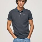 Pepe Jeans brodeerattu logo pikee poolopaita miehet dulwich TB001097