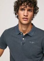 Pepe Jeans brodeerattu logo pikee poolopaita miehet dulwich TB001097 - Image 3