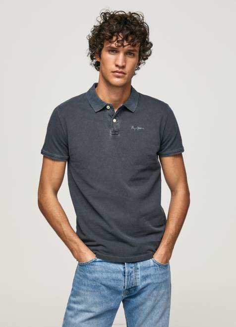 pepe_jeans_brodeerattu_logo_pikee_poolopaita_miehet_dulwich_tb001097.jpg Pepe Jeans brodeerattu logo pikee poolopaita miehet dulwich TB001097 - Image 1