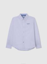 Pepe Jeans brodeerattu logo pikee poolopaita poika valu TB001663 - Image 3